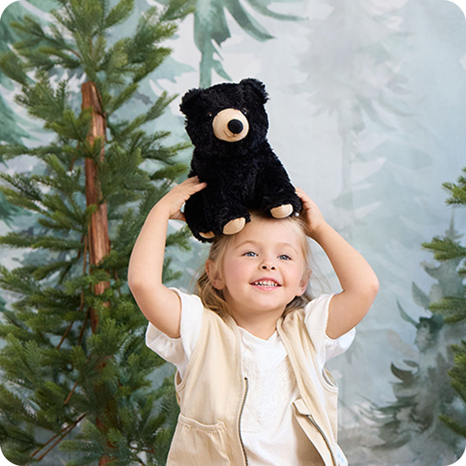 Black Bear - Soft Editorial Warmies Kit