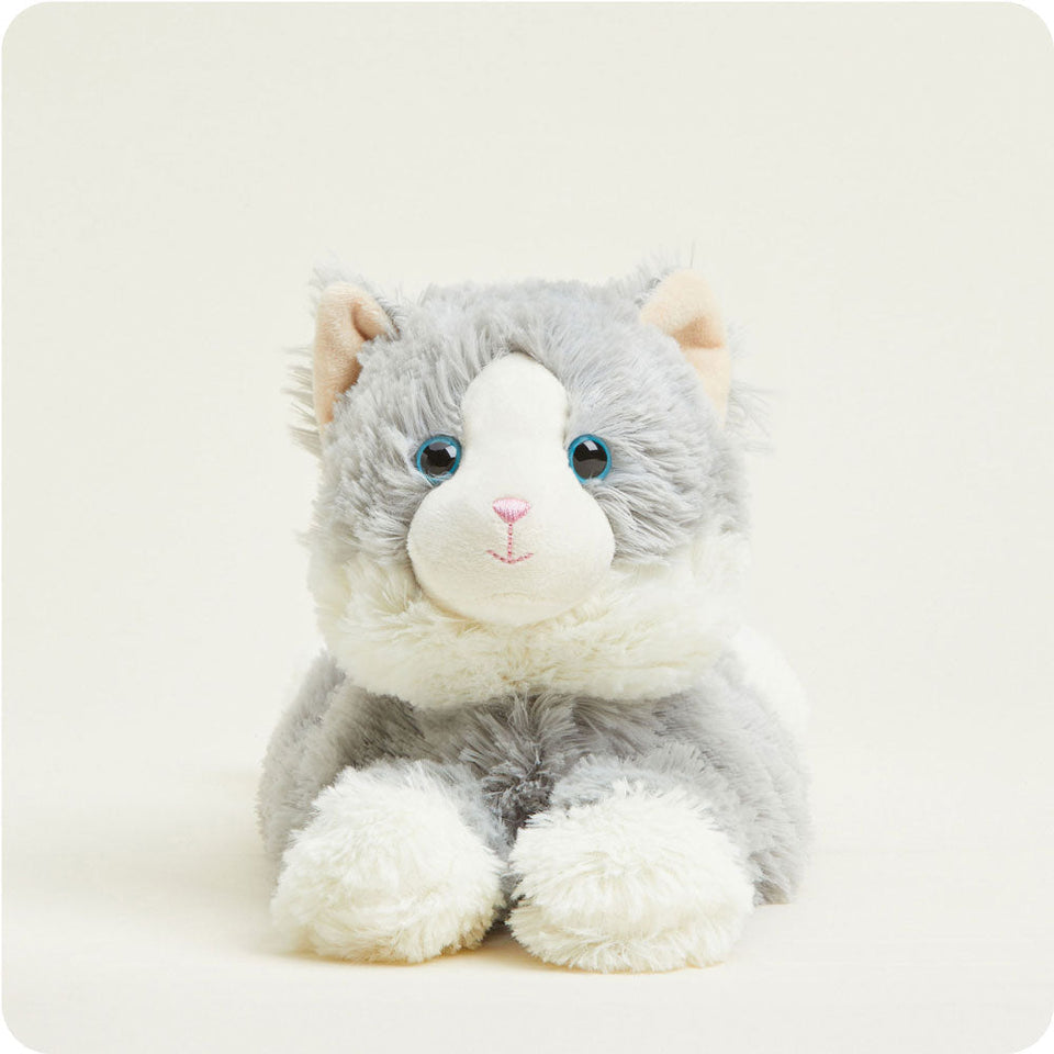 Laying Down Gray Cat - Soft Professional Warmies Highlight