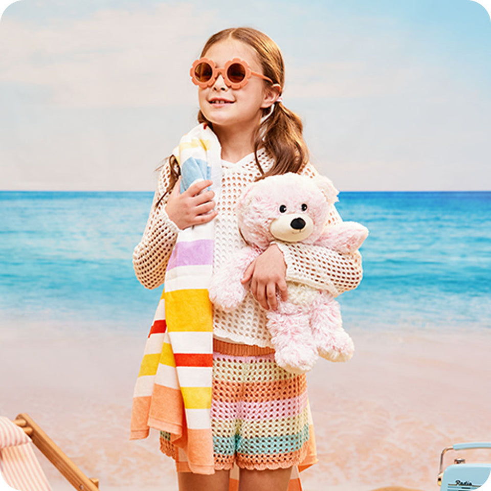 Pink Marshmallow Bear - Stylish Playful Warmies Highlight