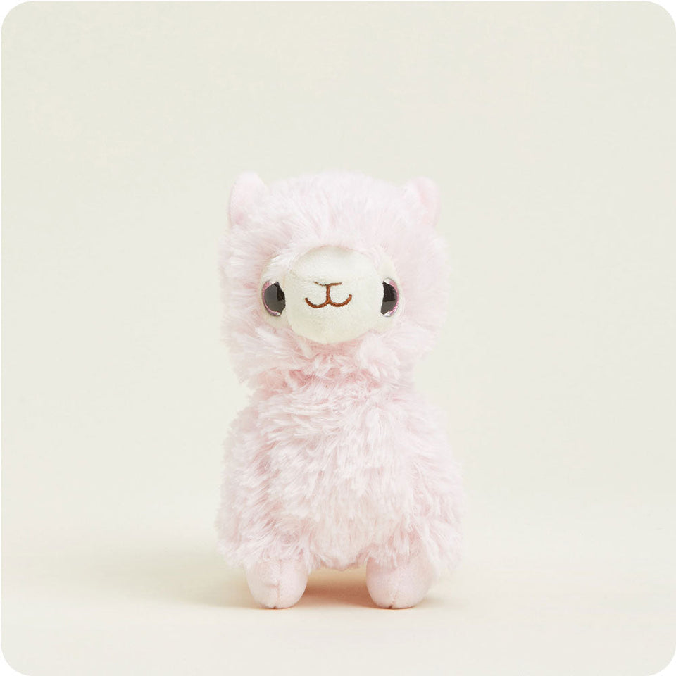 Pink Llama Junior - Confident Minimal Warmies Feature