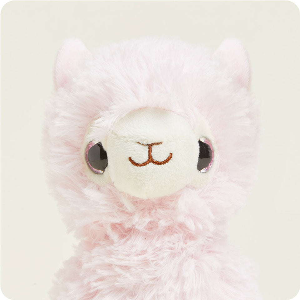 Pink Llama Junior - Confident Minimal Warmies Feature