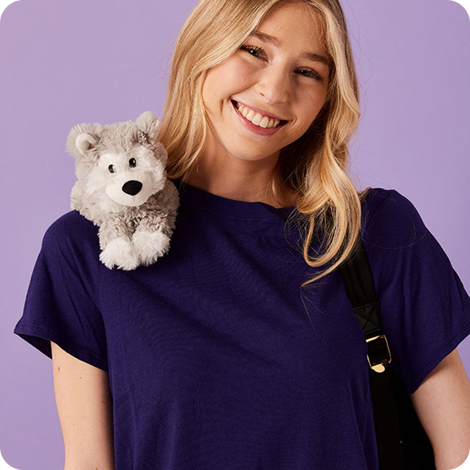 Husky Junior - Contemporary Relaxed Warmies Feature
